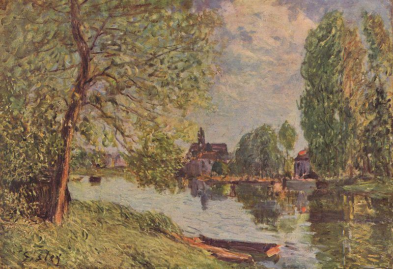 Alfred Sisley Flublandschaft bei Moret-sur-Loing